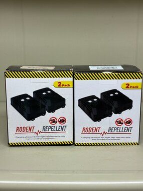 Rodent Repellent Car Engine Ultrasonic Electronic Pest Mouse Rat Repeller x4